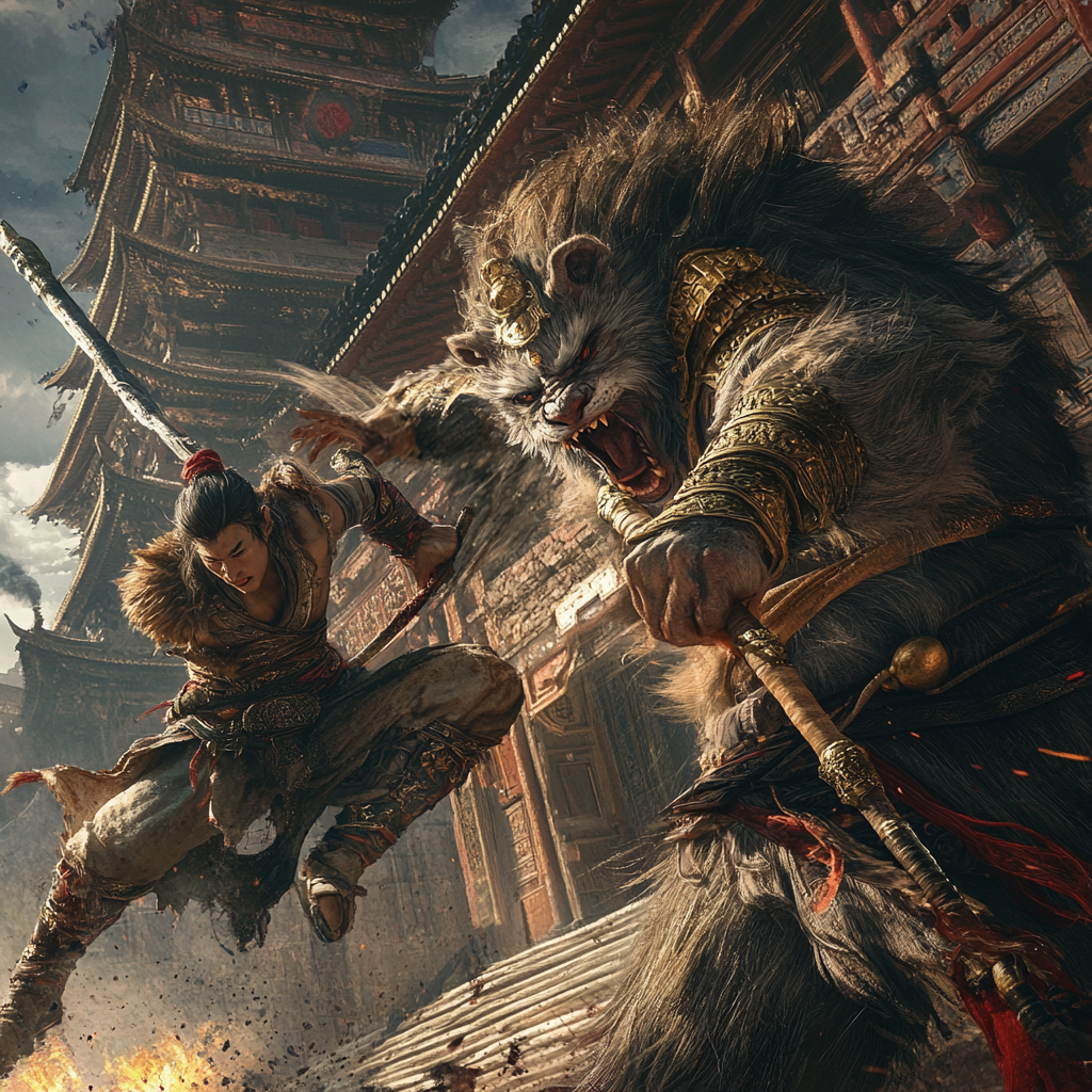 Action-Packed Battles in Black Myth Wukong Xbox